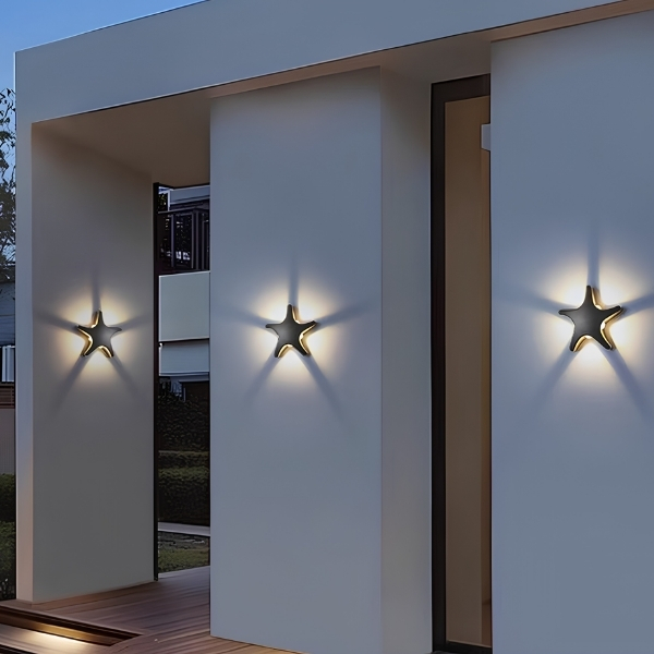 Cyra| Star Outdoor Wall Light | Aluminium | CY8643