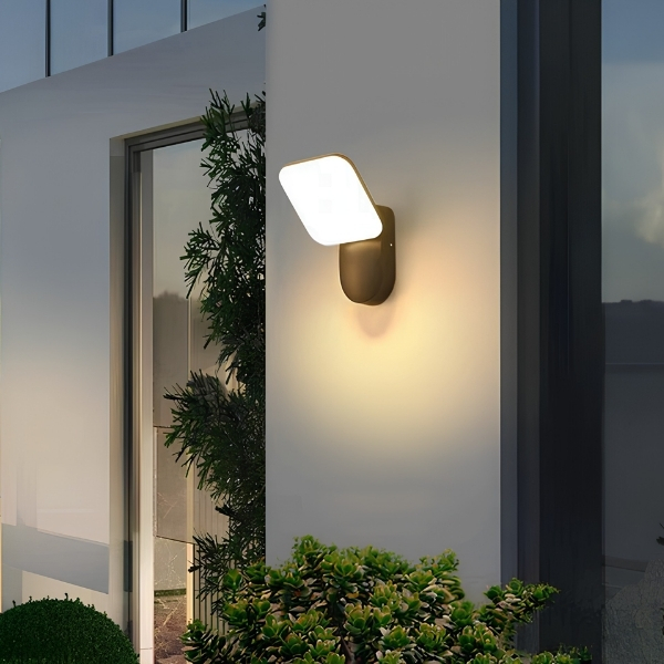 Cyra | Radar Outdoor Wall Light | Aluminium / PC | CY2542